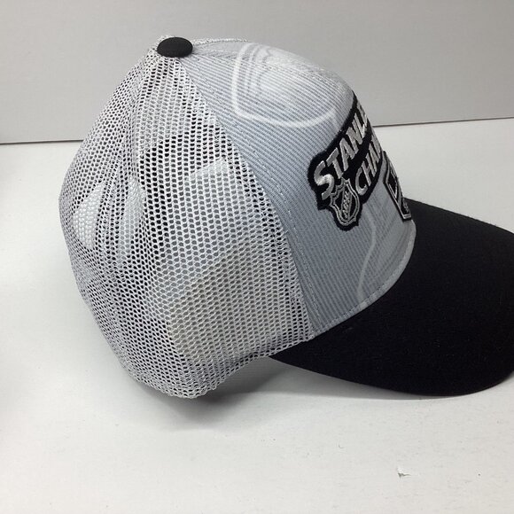 LA Kings Hat Reebok Stanley Cup Champions Mesh Back One Size - Picture 4 of 5